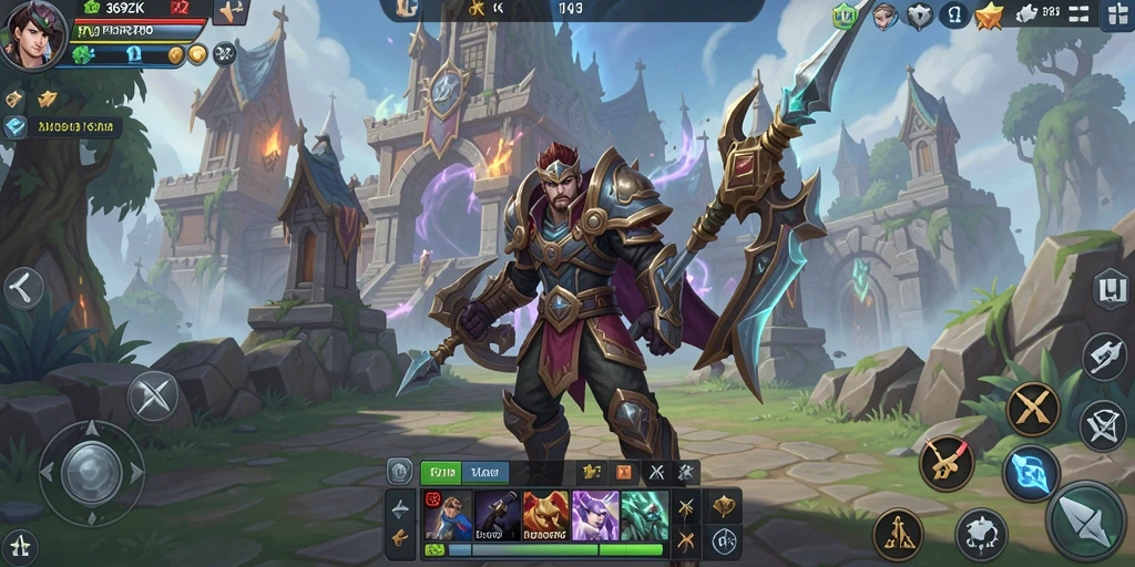 Screenshot gameplay menunjukkan petualangan seru di dunia MMORPG.