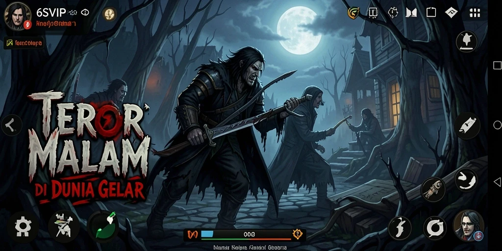 Screenshot menampilkan gameplay mencekam dari 6SVIP.