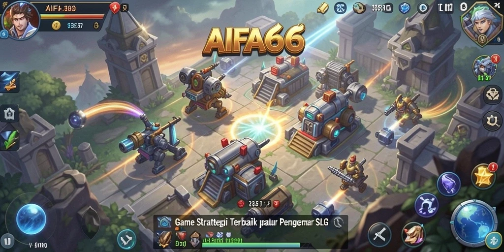 Tampilan gameplay AIFA66 dengan strategi SLG yang mendalam.