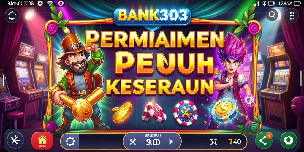 Screenshot BANK303 menampilkan gameplay Slot yang seru dan interaktif.