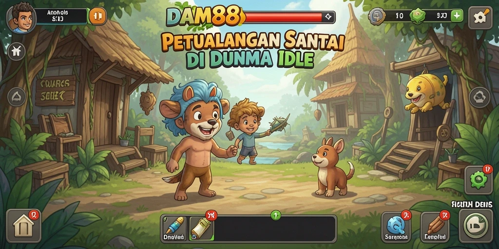 Screenshot gameplay DAM88 menampilkan pengalaman manajemen kerajaan yang santai.