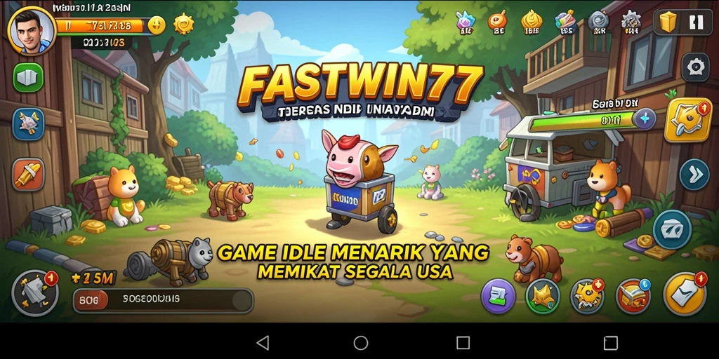 Screenshot dari gameplay <strong>FASTWIN77</strong> menampilkan eksplorasi dalam dunia Idle.