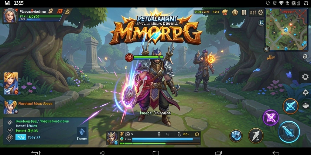 Gameplay seru di dunia fantasy ME355 yang menantang.