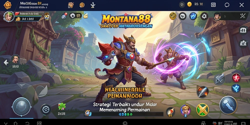 Tampilan gameplay <strong>MONTANA88</strong> yang menegangkan dan strategis.