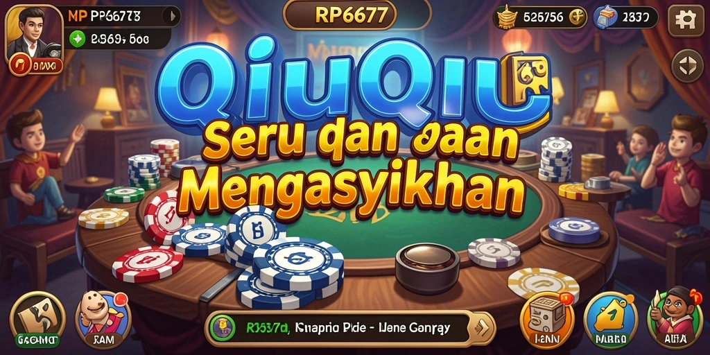 Gameplay seru QiuQiu di aplikasi RP6677.