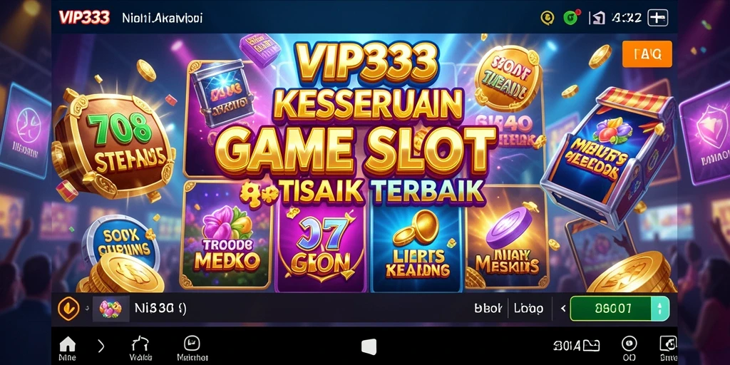 Tampilan menarik dari gameplay Slot VIP333 yang menegangkan.