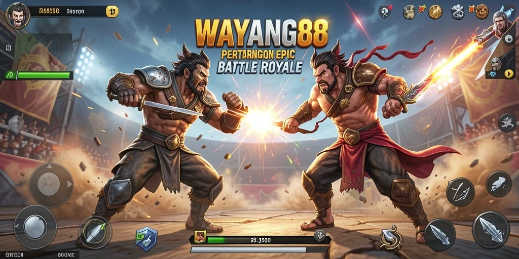 Gameplay seru di <strong>WAYANG88</strong> dengan aksi Battle Royale yang intens.